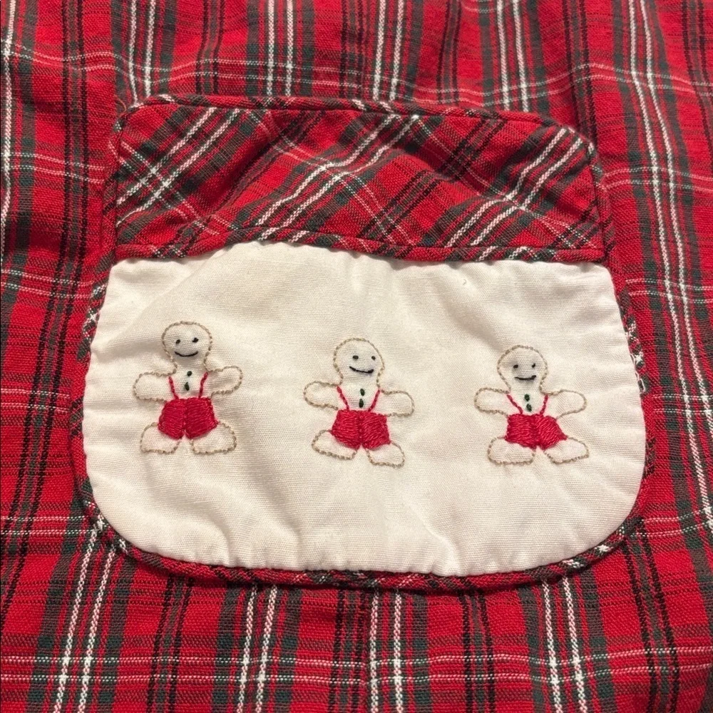 Stratsburg Gingerbread Man Plaid Jumper